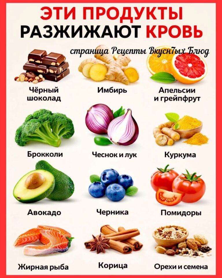 Продукты для разжижения крови: что добавить в рацион для здоровья сосудов