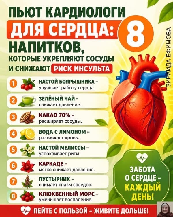 Жидкий щит для сосудов: какие напитки защищают от инсульта